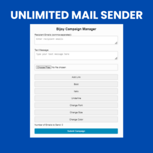 unlimited mail sender